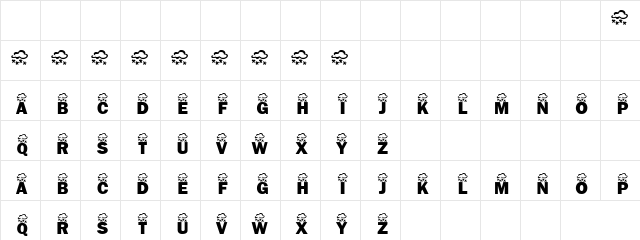 Magik Everyware Regular  glyph index