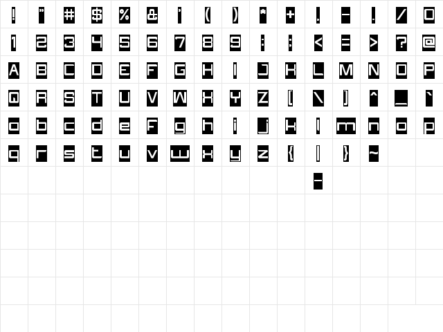What The FUN-Inverse Normal  glyph index