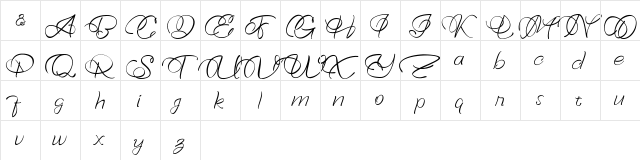 Bellaviesta Regular  glyph index