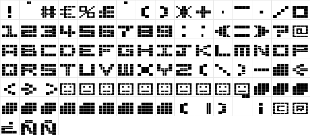 VIDEO Normal  glyph index