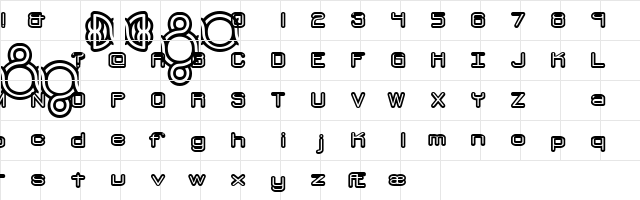 Loopy BRK Regular  glyph index