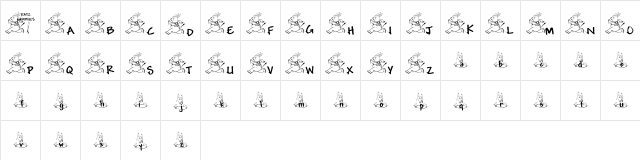 PIGZ_KG Regular  glyph index