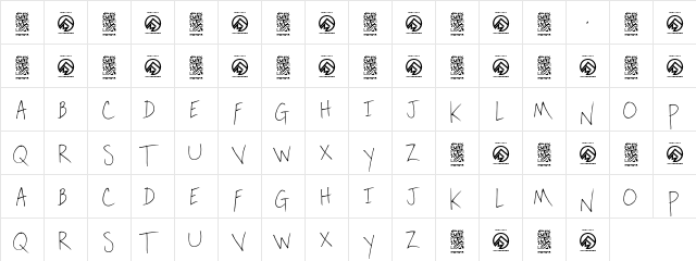 Oak Lawn Regular  glyph index