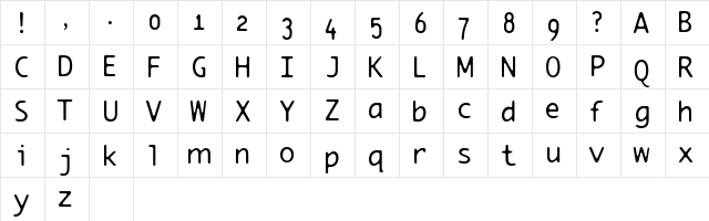 Element Regular  glyph index