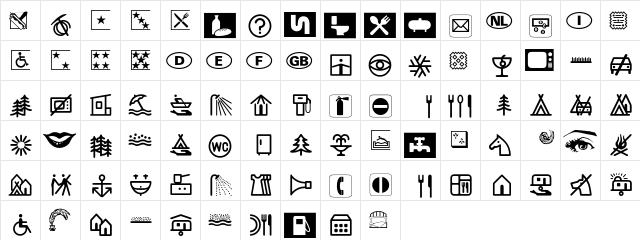 Communications P05  glyph index