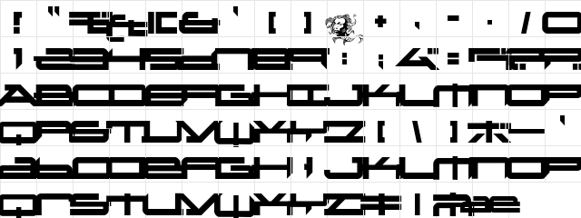 Metatron Normal  glyph index