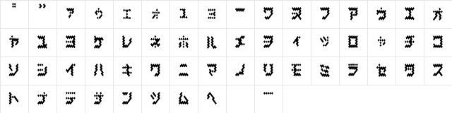 bellows Kt  glyph index