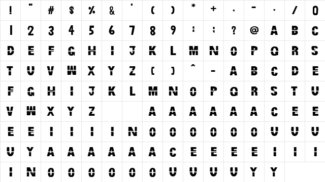 Black Lives Matter Staten Isl  glyph index
