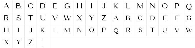 Celine Peach Free Sans  glyph index