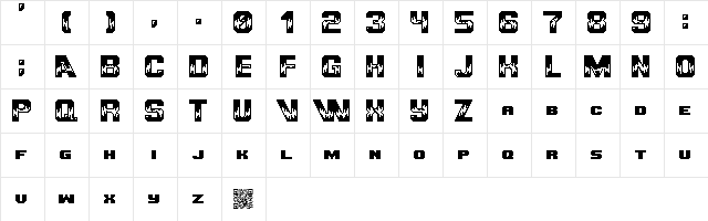 Ultimate Gameplayer Regular  glyph index