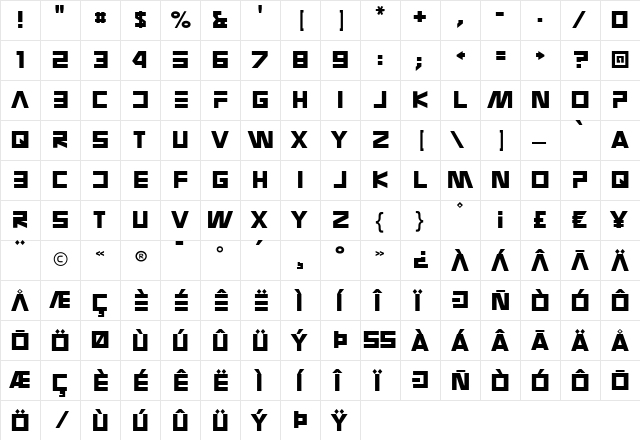 Nasalization Galaxy Regular  glyph index