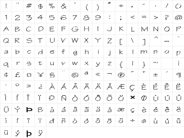 FZ HAND 1 SPIKED EX Normal  glyph index