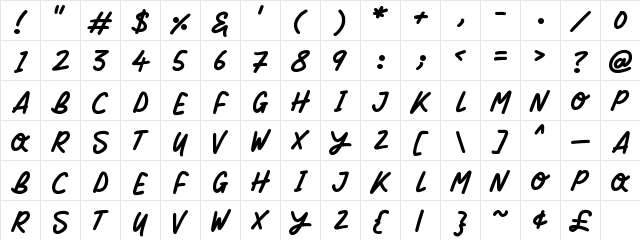 Silky Smooth Regular  glyph index