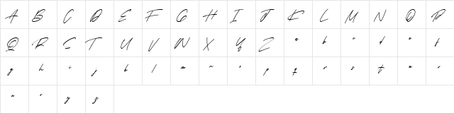 Karstar Free Regular  glyph index