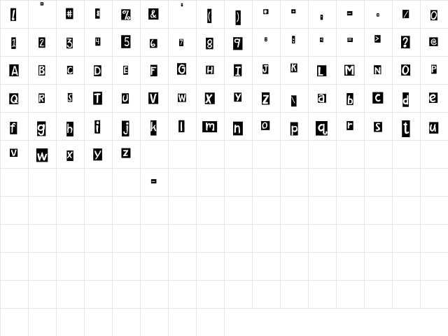 2Peas Jilted Bride 2Peas Jilted Bride  glyph index