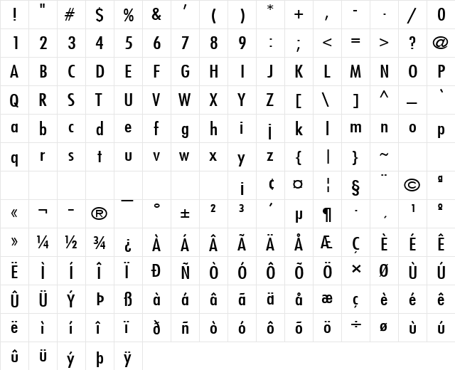 Fuji-Extended Normal  glyph index