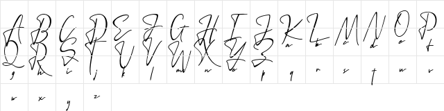 Sintya FREE Regular  glyph index