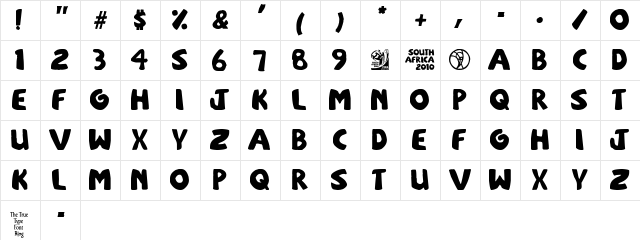 sOuTh Afirkas 2100 Regular  glyph index