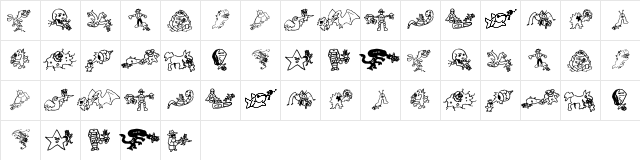 KillMeCraig Regular  glyph index