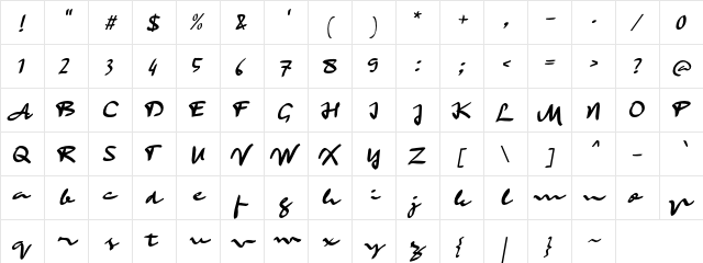 a Apotik Regular  glyph index