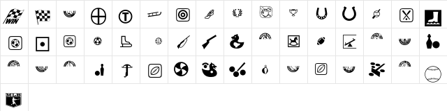 GamesSports P04  glyph index