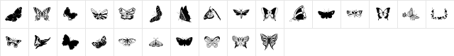 ryp_butterfly1 Regular  glyph index