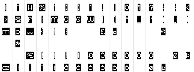 Soup Recipe-Inverse Regular  glyph index