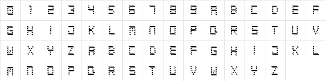 Dematerialise Light  glyph index