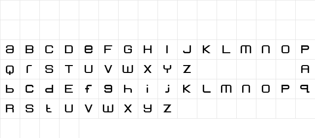 Flotsam Smart Regular  glyph index