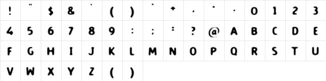 Cloud9 Regular  glyph index