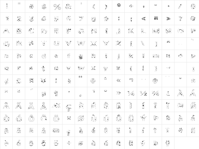 FZ BASIC 55 SPOTTED Normal  glyph index