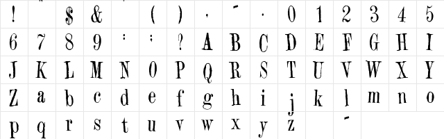 2Peas Evergreen 2Peas Evergreen  glyph index