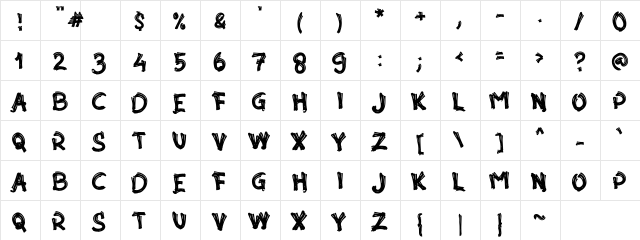 a Akar Rumput Regular  glyph index