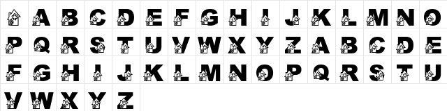 LMS Holly's Greenhouse Regular  glyph index