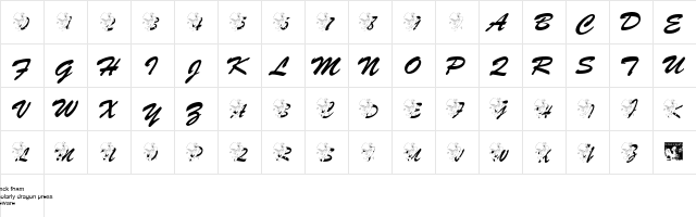 pf_xmas_whale Regular  glyph index