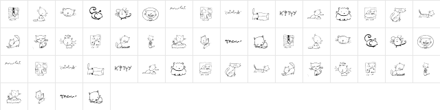 2Peas DW Meow Regular  glyph index