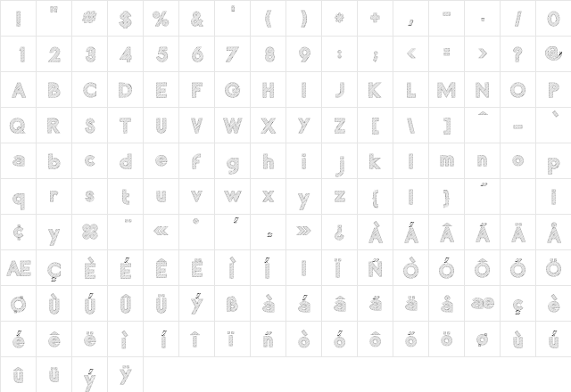 Malabars 2 Regular  glyph index