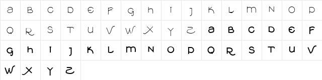 VTKS clean Regular  glyph index