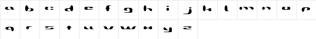 Addround Regular  glyph index