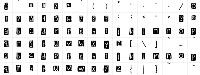 FB Pink FB Pink  glyph index