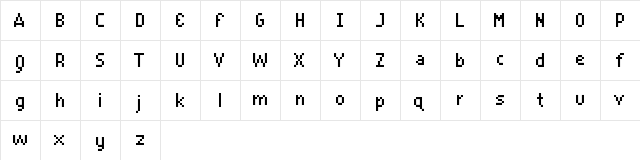 Remote Regular  glyph index