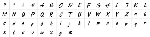 Cleopharta demo Cleopharta demo  glyph index