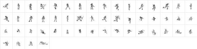 cangaceiros Regular  glyph index