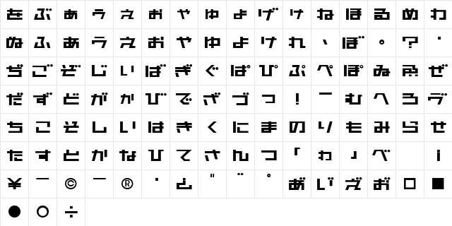 AstraHfsb07MediumT Regular  glyph index