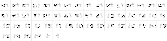 pf_Moo Branded Regular  glyph index