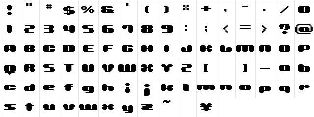 BM leaves A11  glyph index