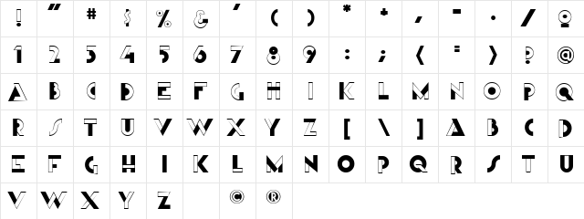 CCDutchCourage1 BlackAndTan  glyph index