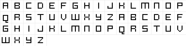 FFF Reaction  Trial Regular  glyph index
