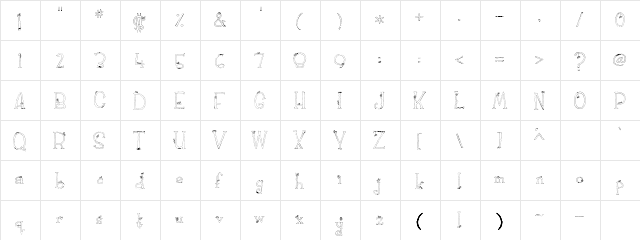 CK Creepy Crawlies Regular  glyph index
