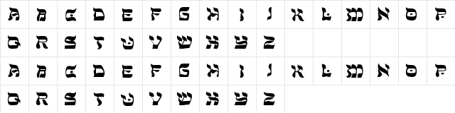 Cell Animation Regular  glyph index